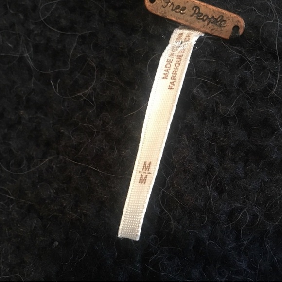 Free People Barely brush oversized alpaca sweater, M - Picture 4 of 8